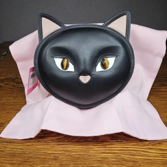 Kate Spade Meow Cat Crossbody NWT - Picture 2 of 9